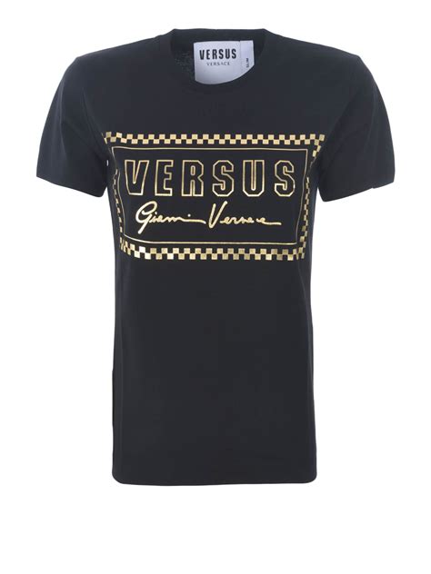 versace black polo t shirt|gianni Versace t shirt.